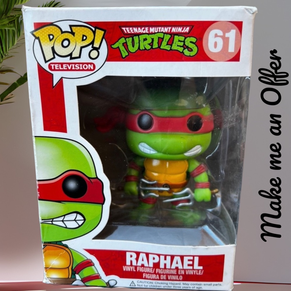 ✅ Funko Raphael 61 Funko Pop - New Toys & Collectibles